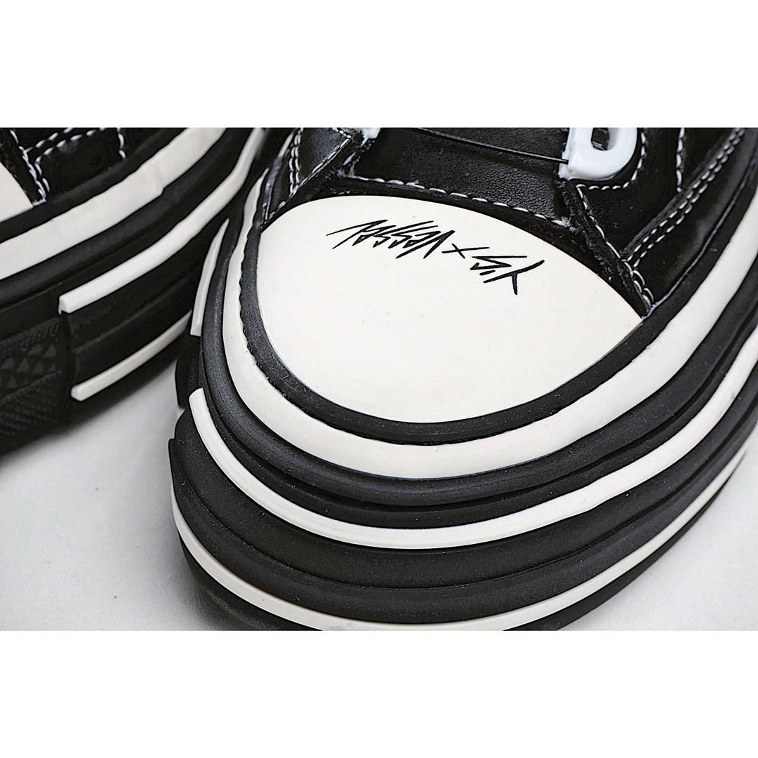 x VESSEL GOP Low canvas vulcanized sneakers