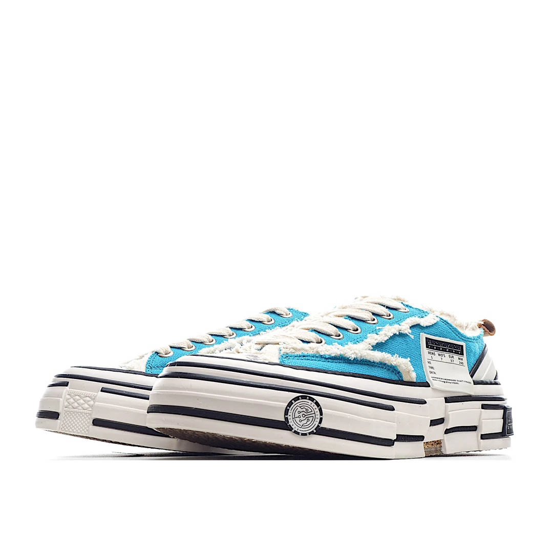 x VESSEL GOP Low canvas vulcanized sneakers