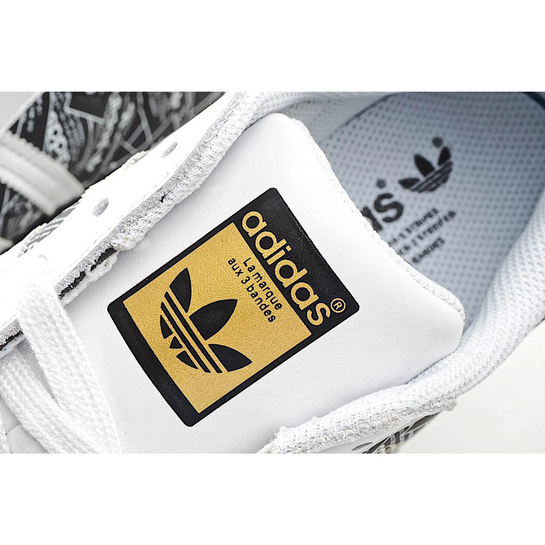 Adidas Superstar 'All Over Print - Black'