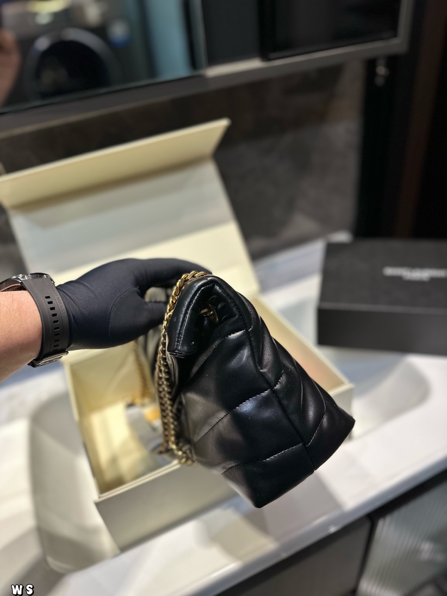 YSL Puffer Shoulder Bag