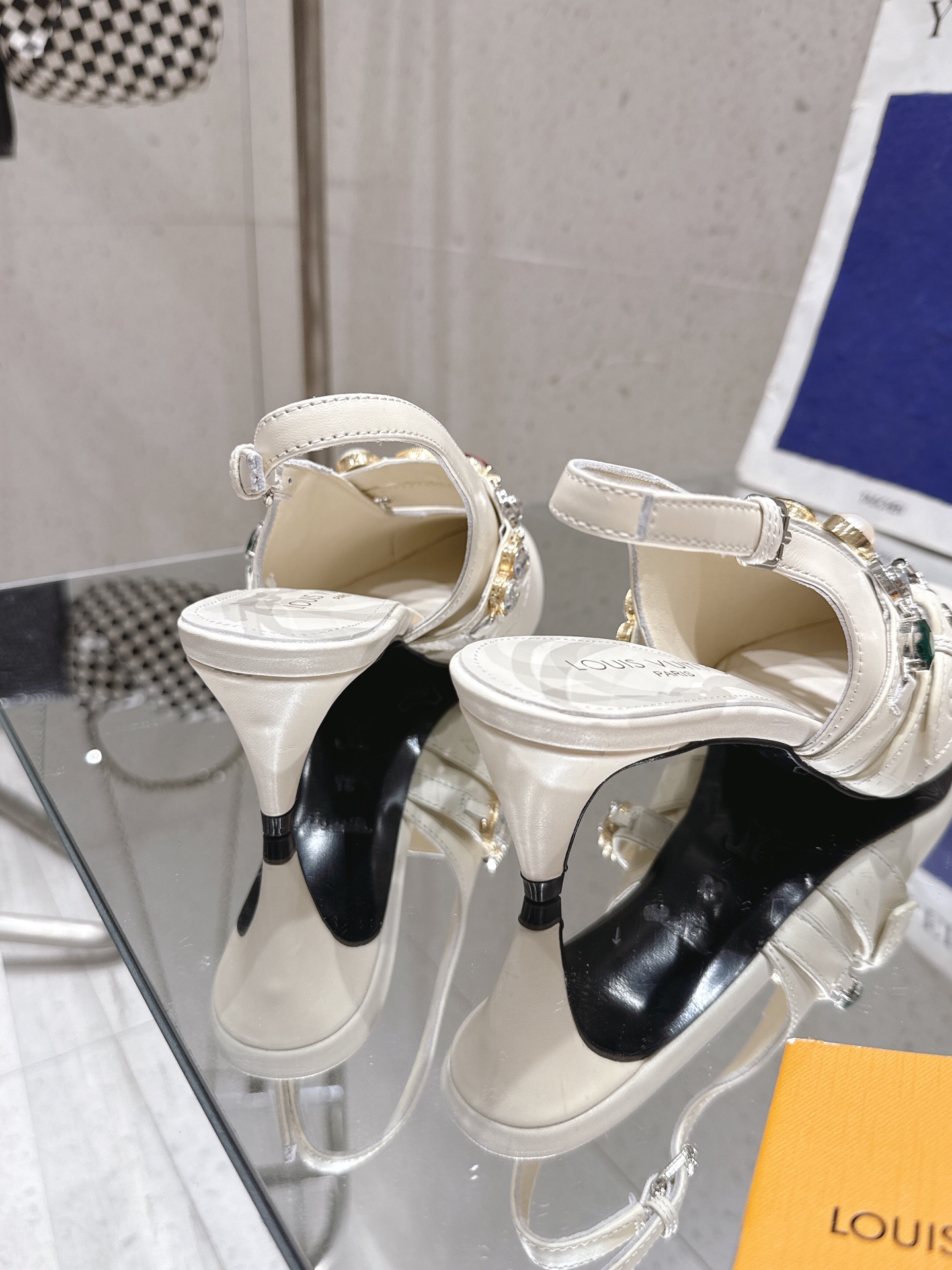 LV Vibe open-back high heels
