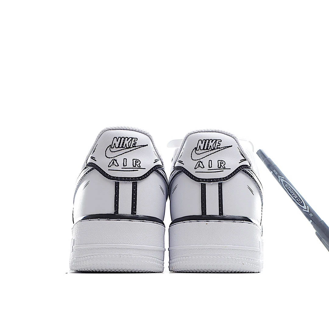 Nike Air Force 1 Low&rsquo;07 &ldquo;Hand drawn 黑白