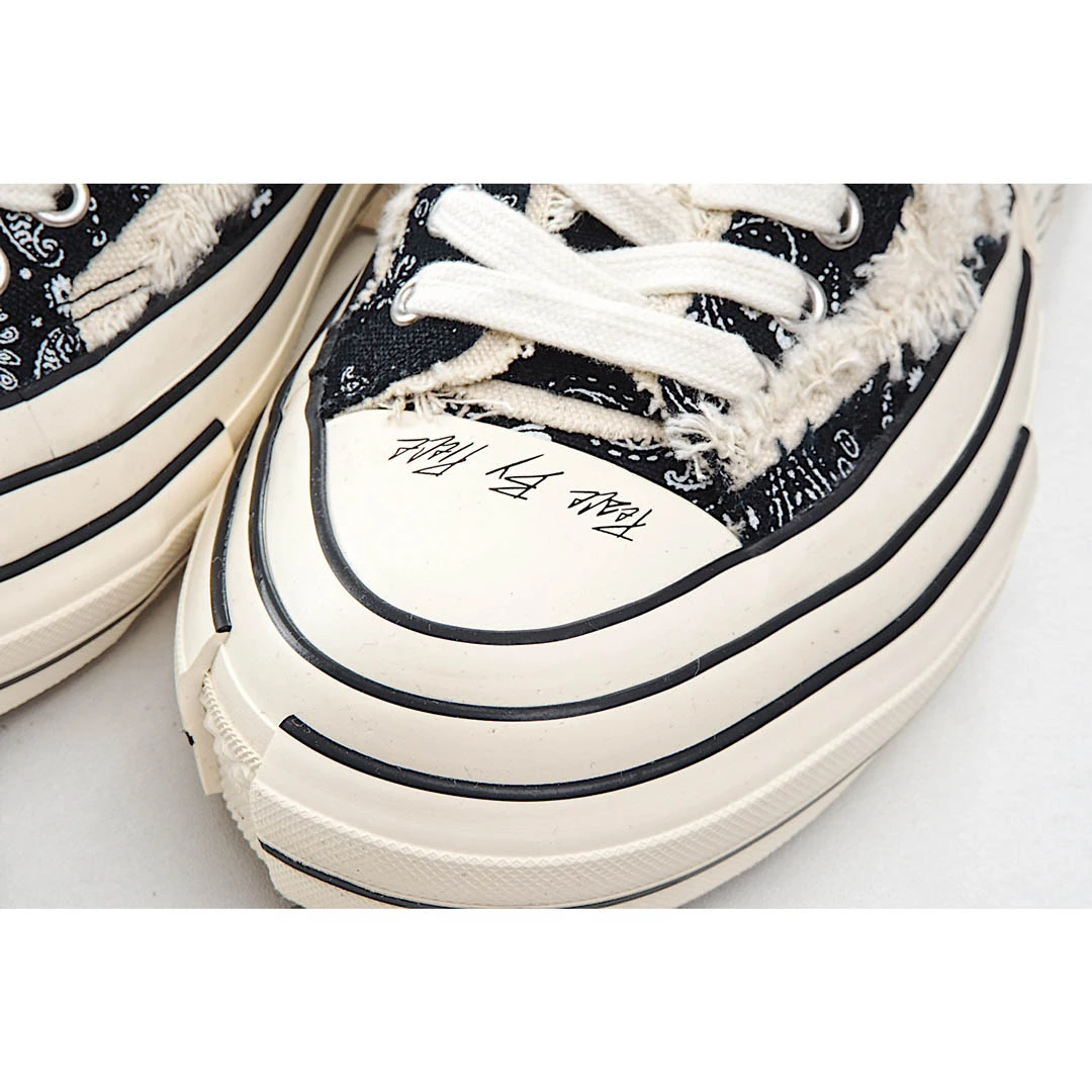 xVESSEL GOP Low canvas vulcanized sneakers