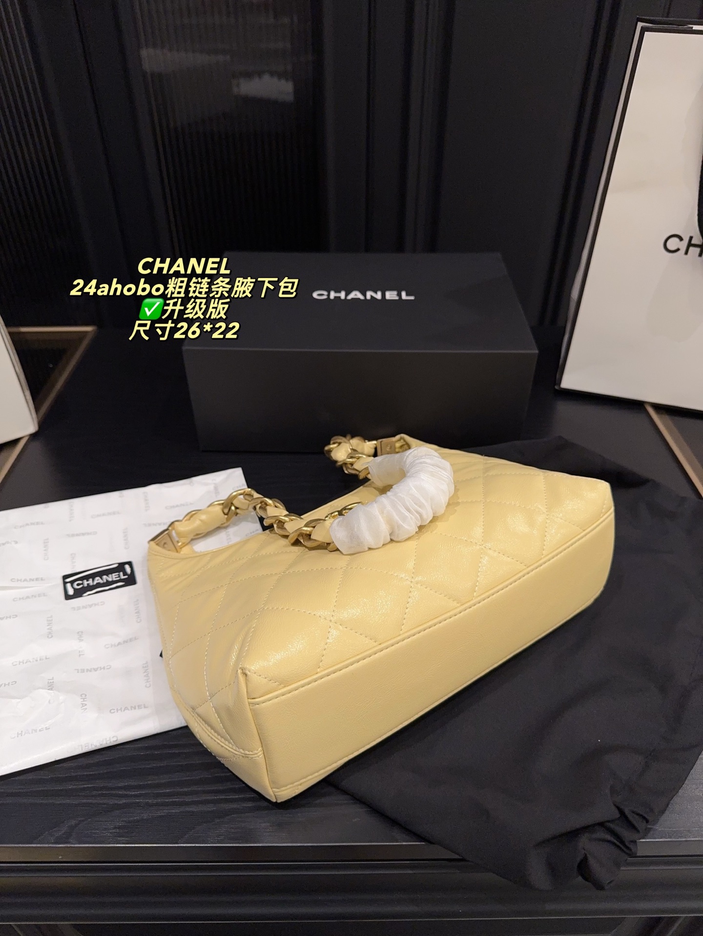 Chanel 24A Hobo Handbag