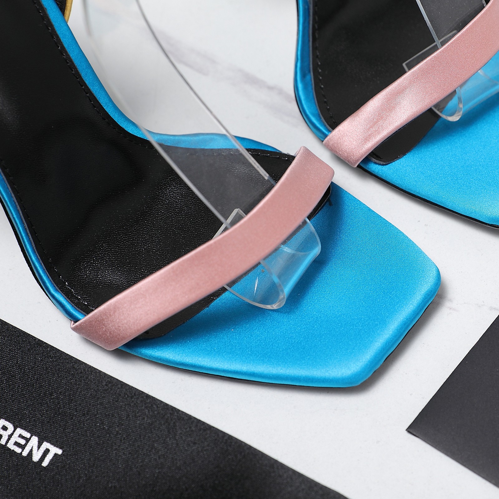 YSL Single-strap high-heeled sandals