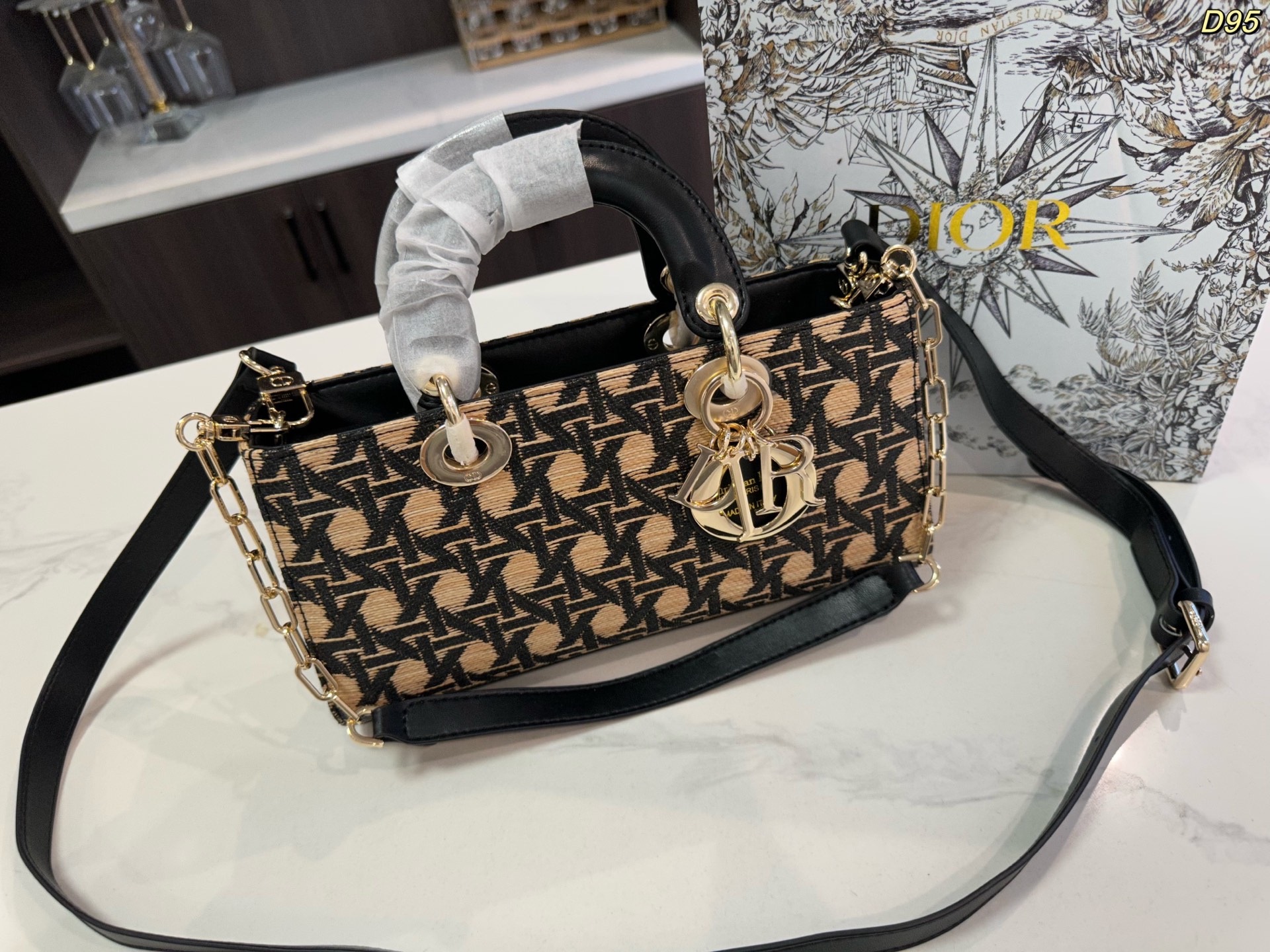 Dior Lady Classic Tote Bag