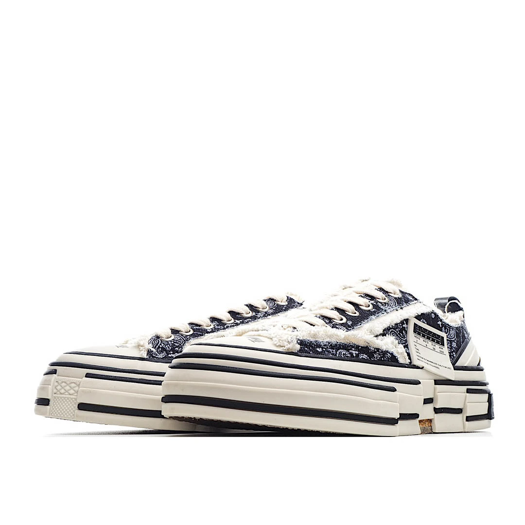 x VESSEL GOP Low canvas vulcanized sneakers