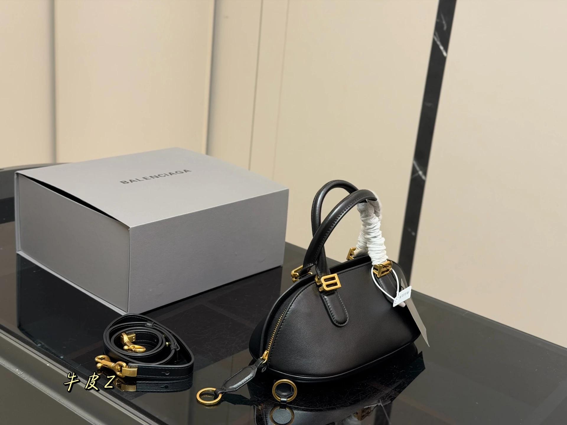 Balenciaga New Bowling Shell Bag