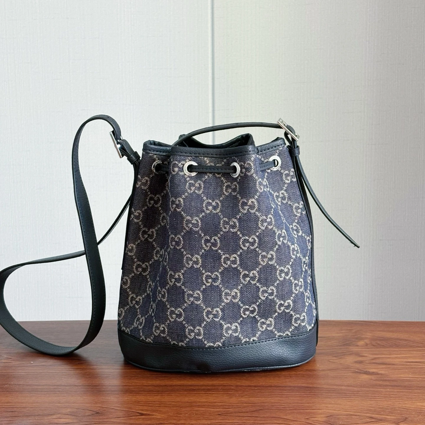 Gucci Demin Bucket Bag