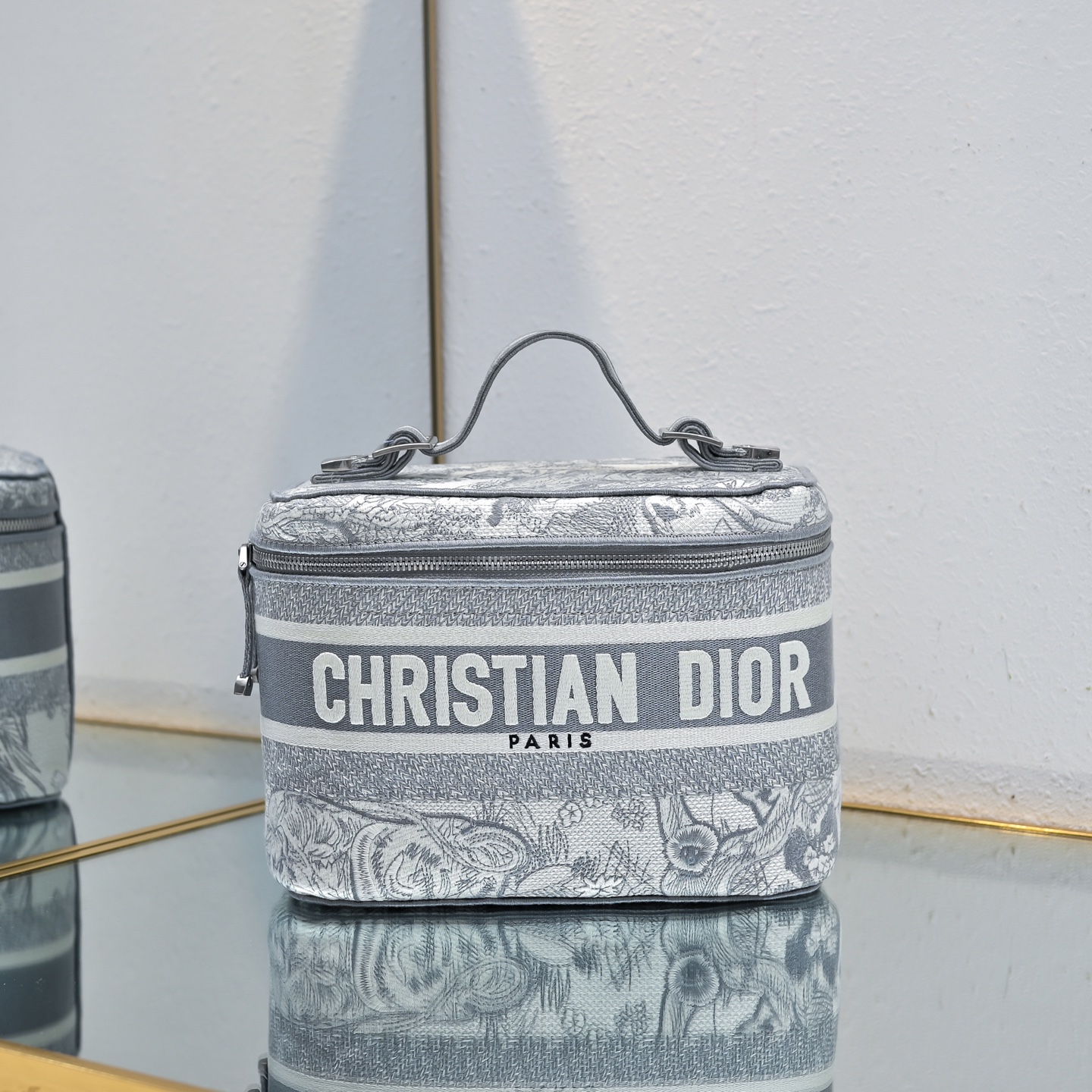 𝗗𝗶𝗼𝗿 𝗢𝗯𝗹𝗶𝗾𝘂𝗲 cosmetic bag/toiletries bag
