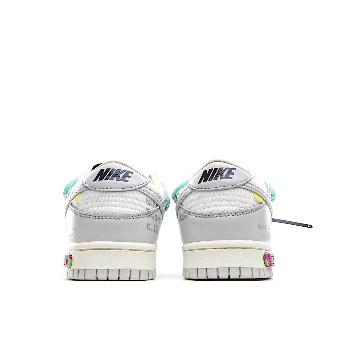 Nike 0ff-White x Nike Dunk Low "04 of 50" OW White Grey