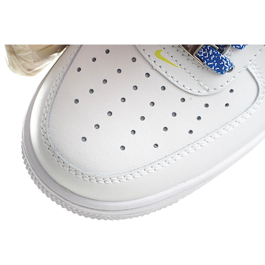 Nike Air Force 1 White Green Blue