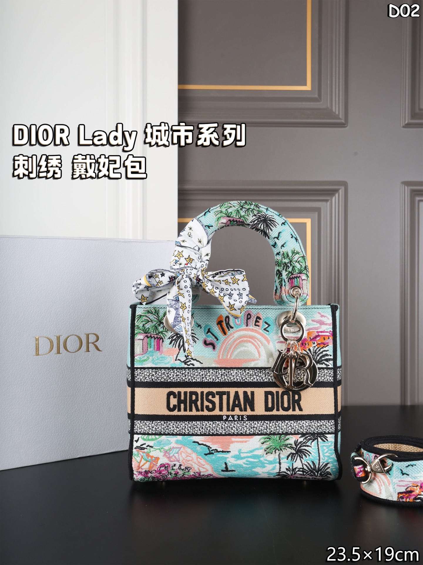 Dior Lady D-LITE Tote Bag