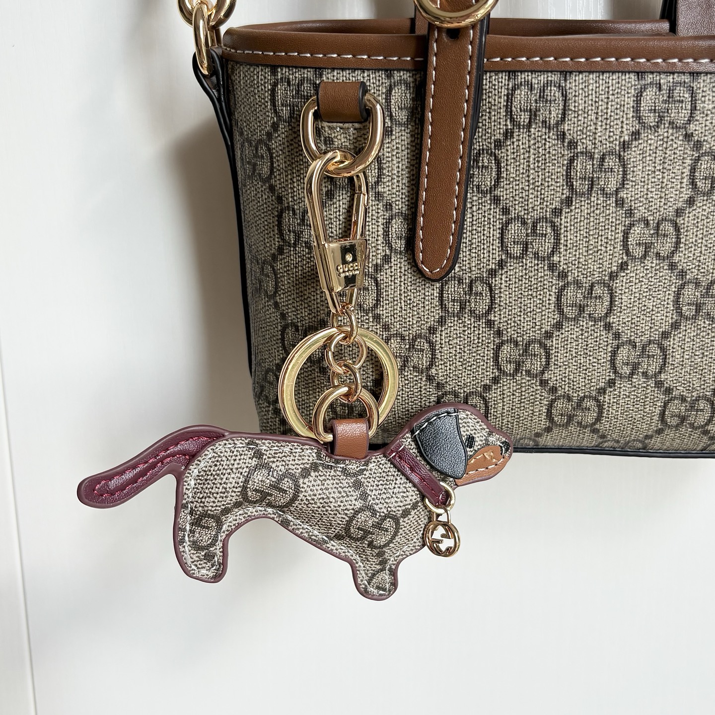 Gucci Emblem Mini Tote Bag