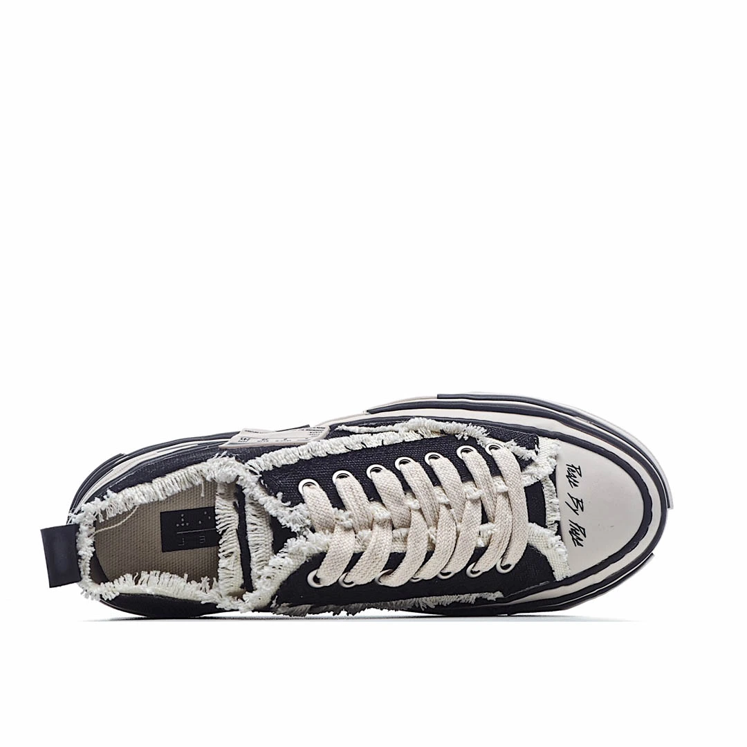 x VESSEL GOP Low canvas vulcanized sneakers