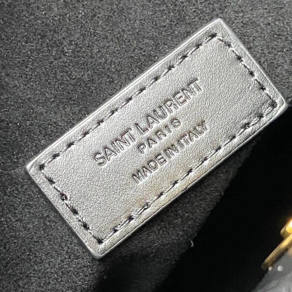 MINI TOY SHOPPING SAINT LAURENT IN BOX LEATHER