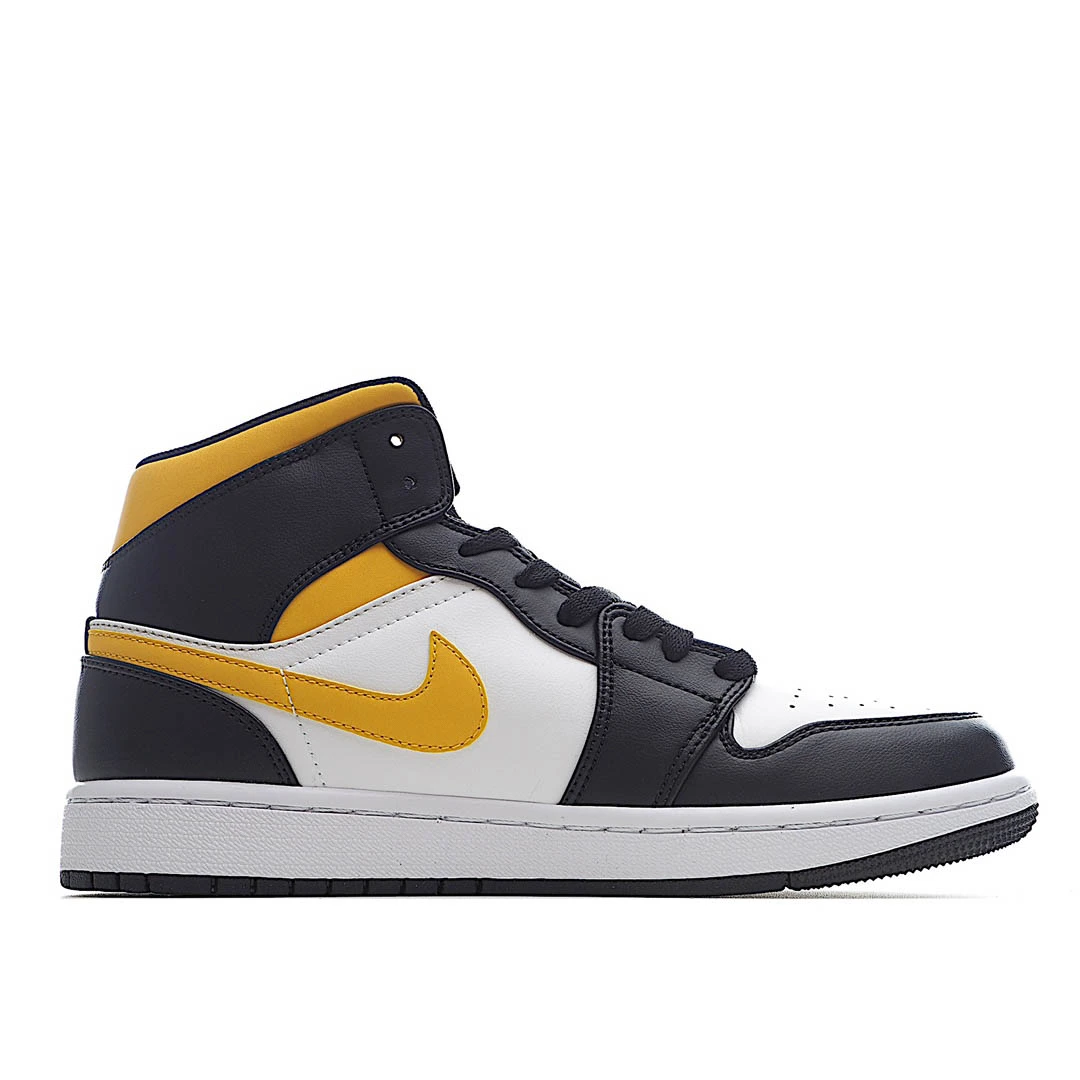 Air Jordan 1 Mid 'Black University Gold