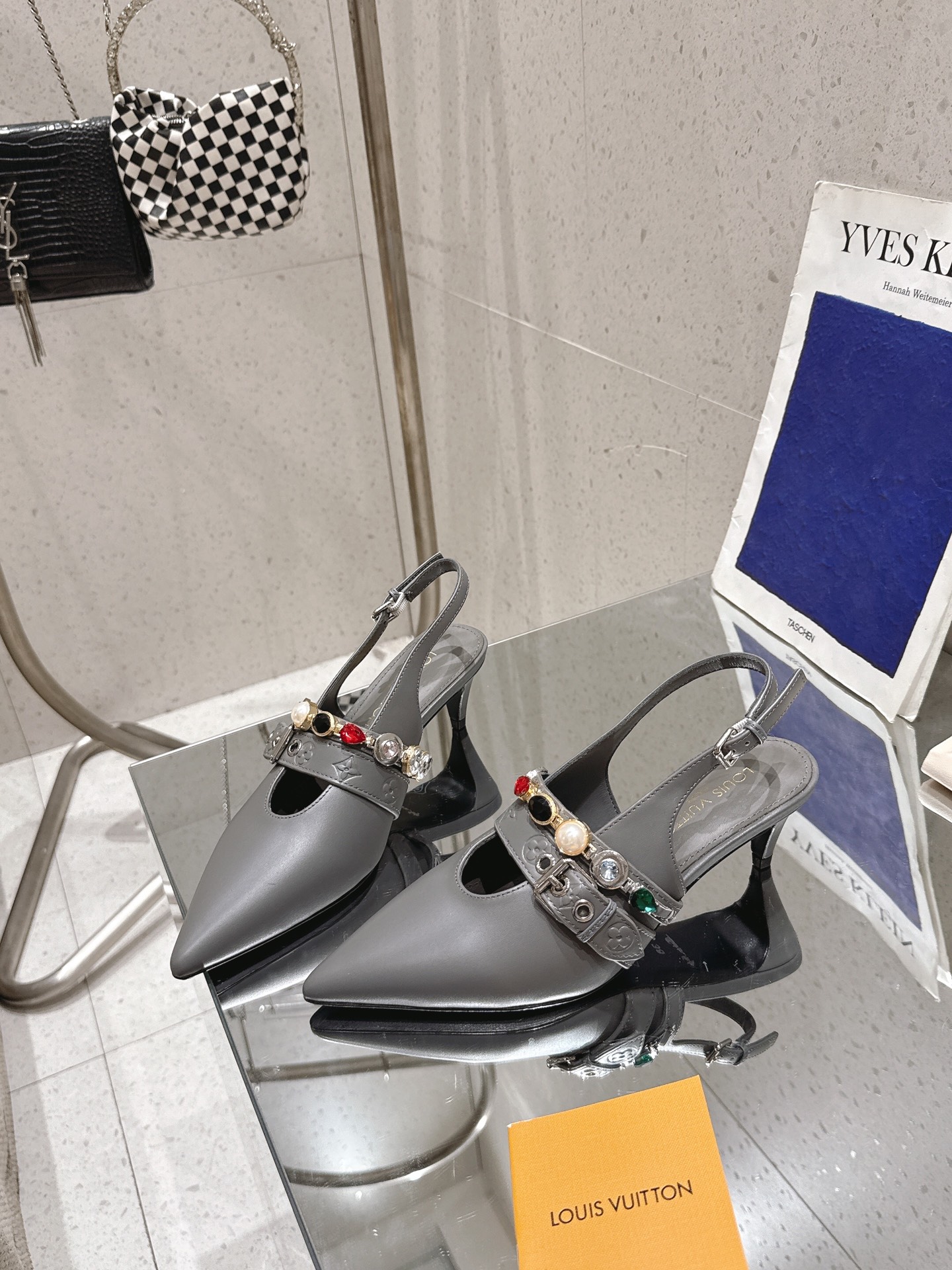 LV Vibe open-back high heels