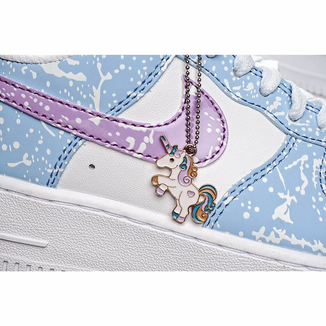Nike  Air Force1 Low White blue