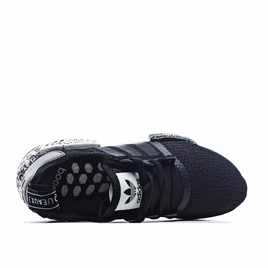 Adidas NMD_R1 'Black Graffiti'