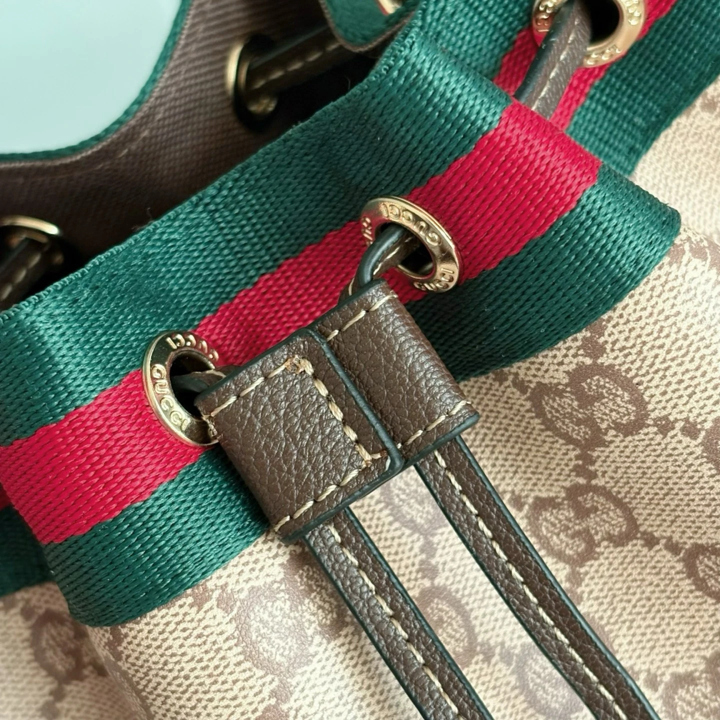 Gucci Webbing Mini Bucket Bag