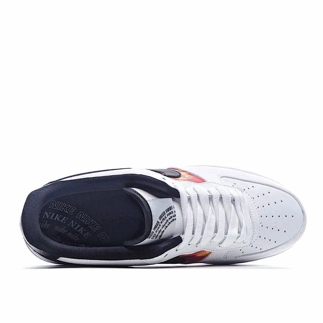 Nike AIR FORCE 1 07 LV8 CASUAL SHOES Black & White
