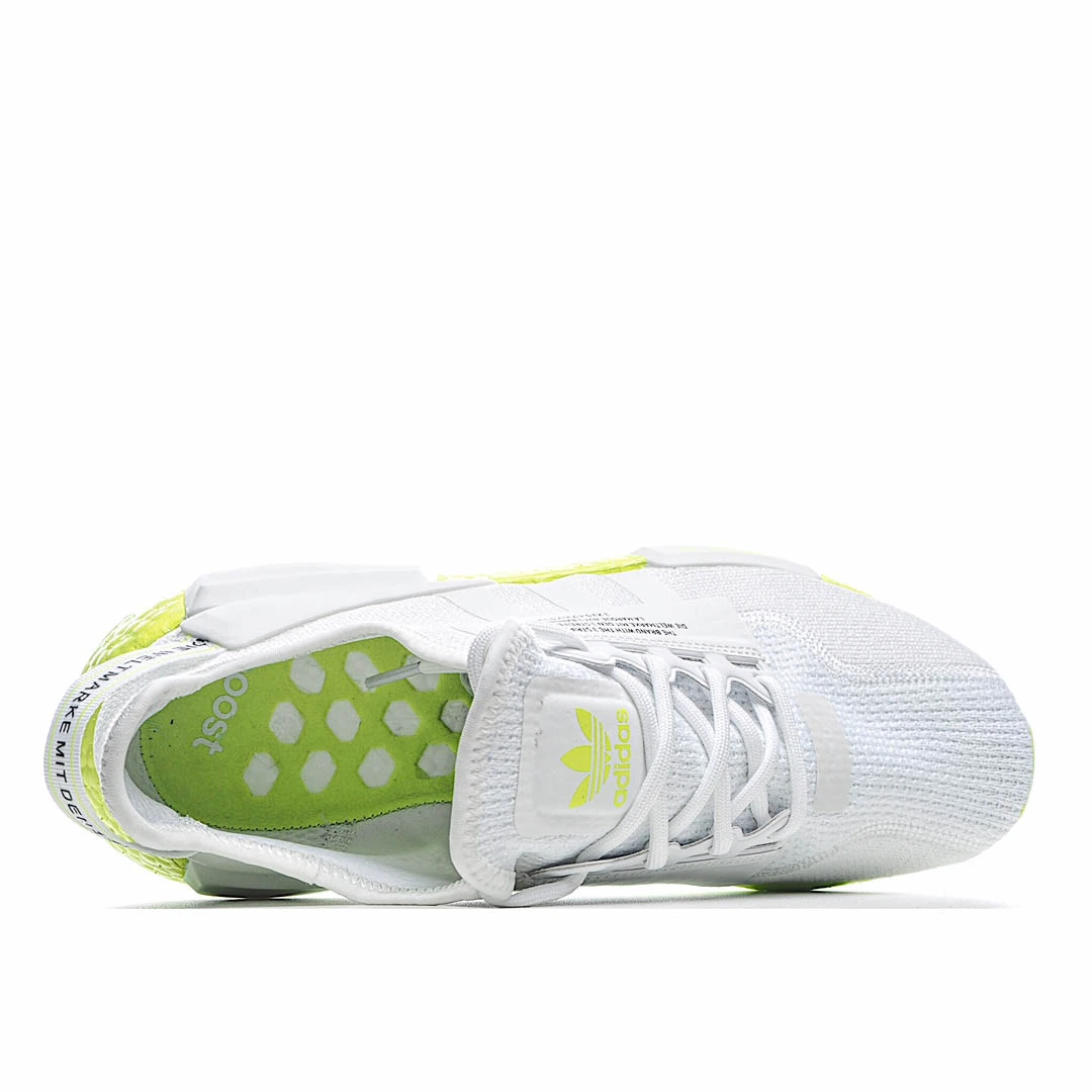 Adidas NMD_R1 V2 'White Solar Yellow'