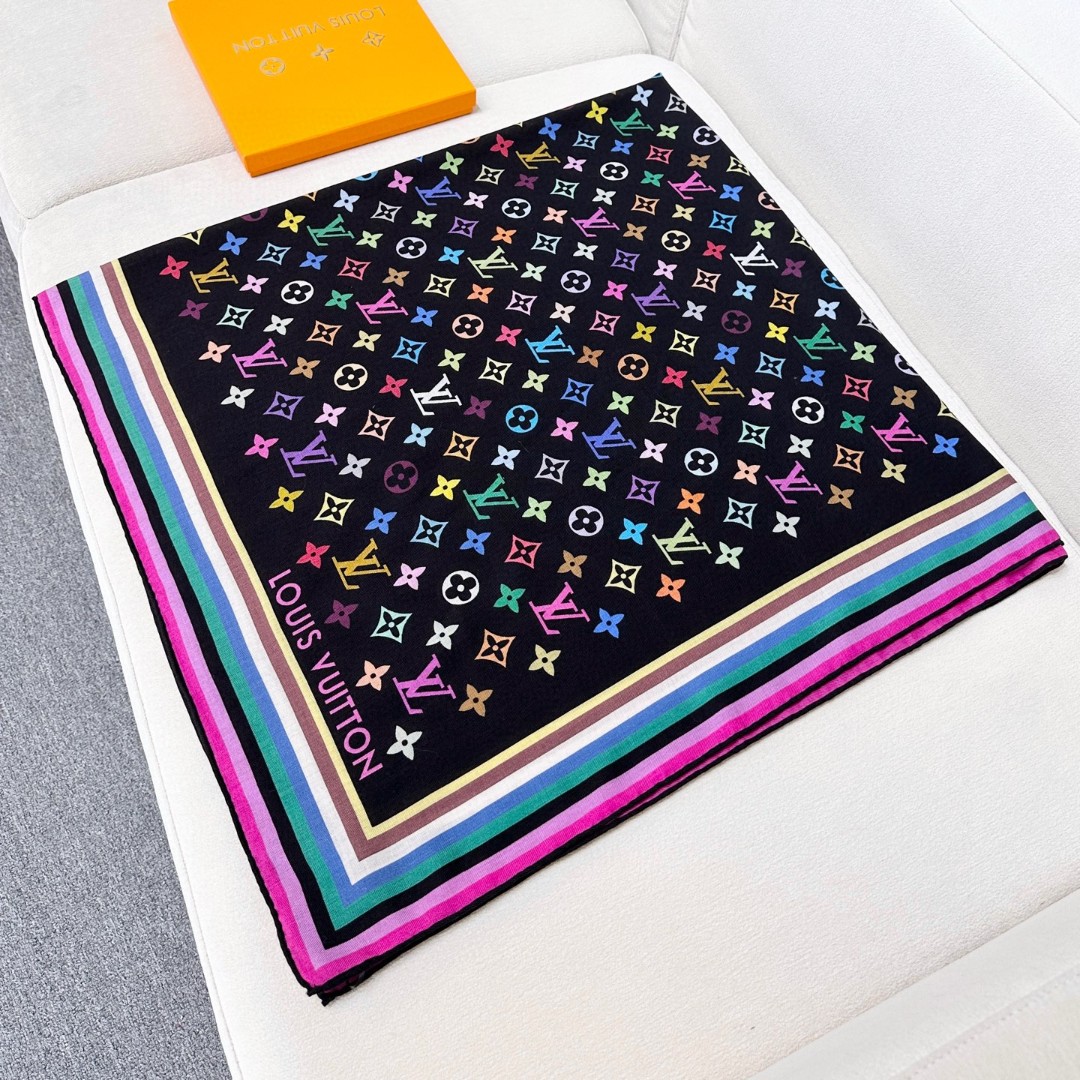 LV x TM Monogram Multicolor Shawl