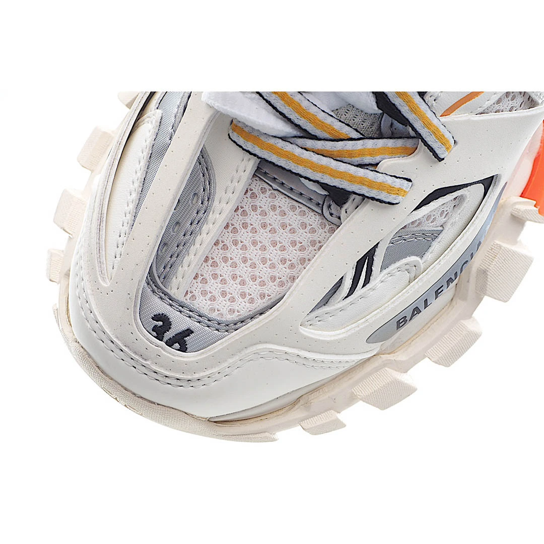 Balenciaga Sneaker Tess s.Gomma MAILLE WHITE/ORANGE