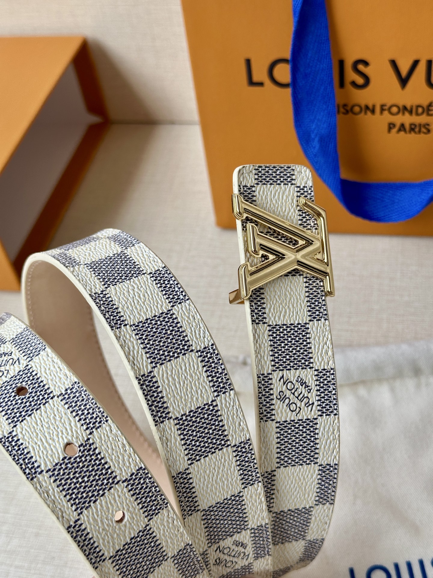 Louis Vuitton Initiales Leather Belts