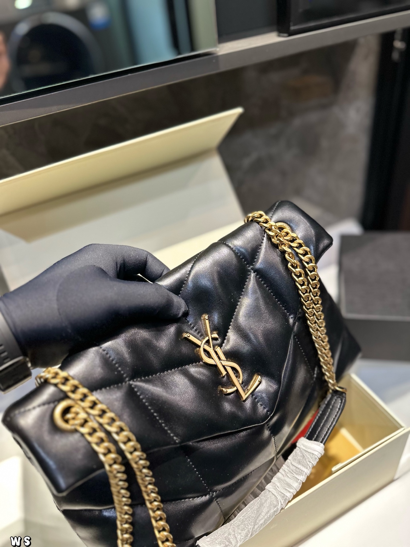 YSL Puffer Shoulder Bag