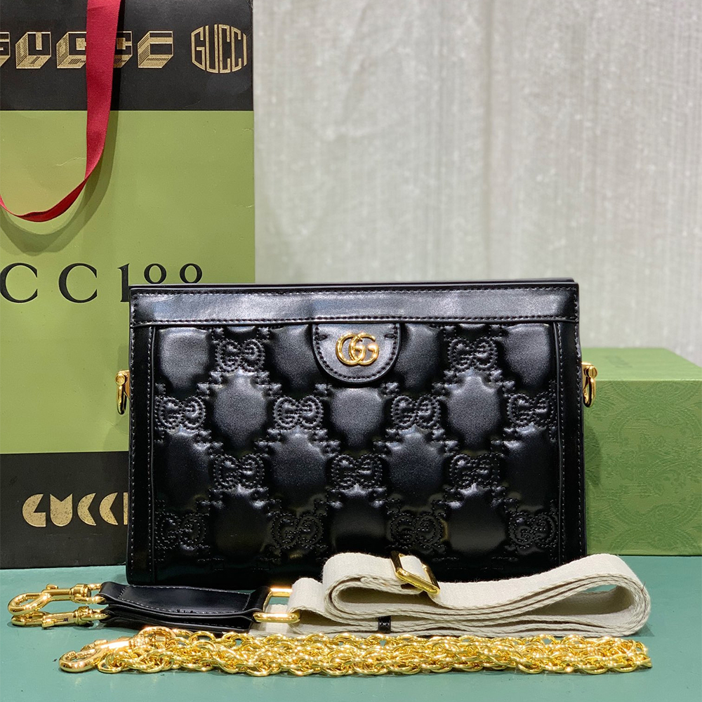 GG Matelassé leather small bag