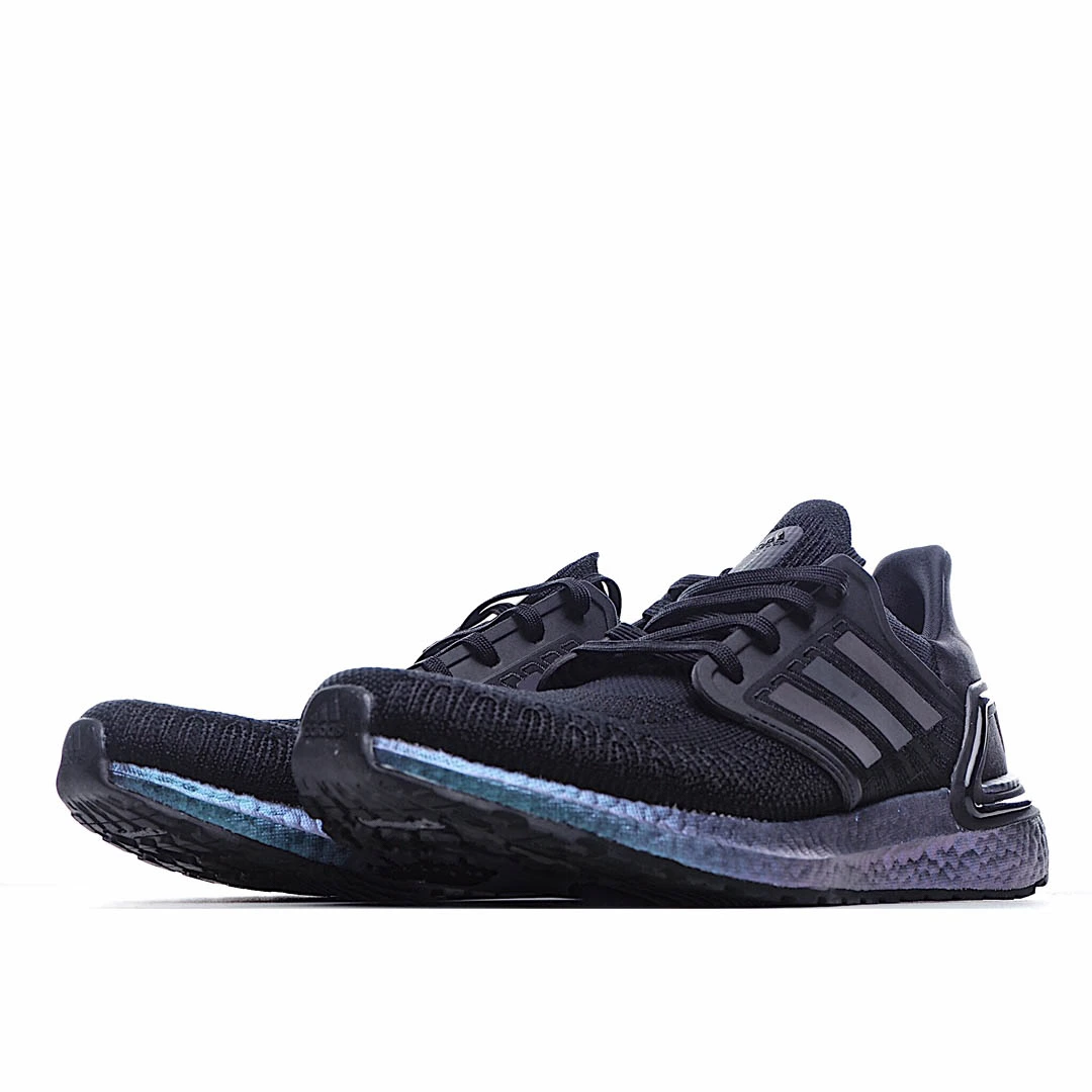 Adidas UltraBoost 20 'Black Signal Cyan'