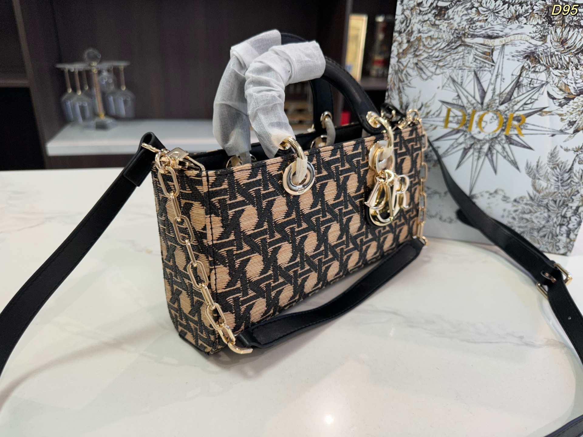 Dior Lady Classic Tote Bag