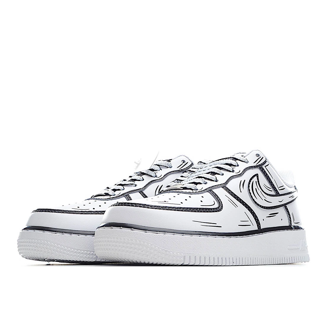 Nike Air Force 1 Low&rsquo;07 &ldquo;Hand drawn 黑白