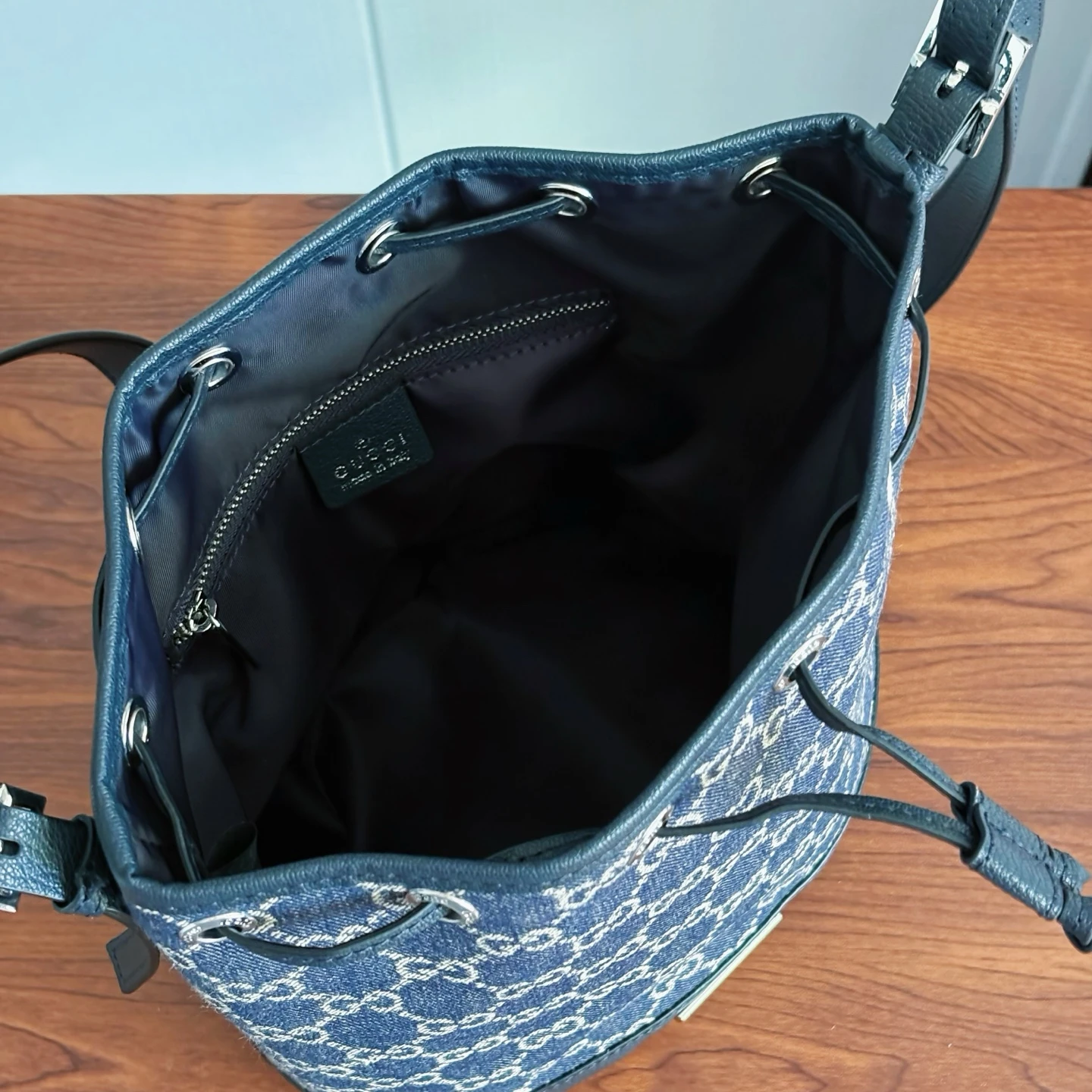Gucci Demin Bucket Bag