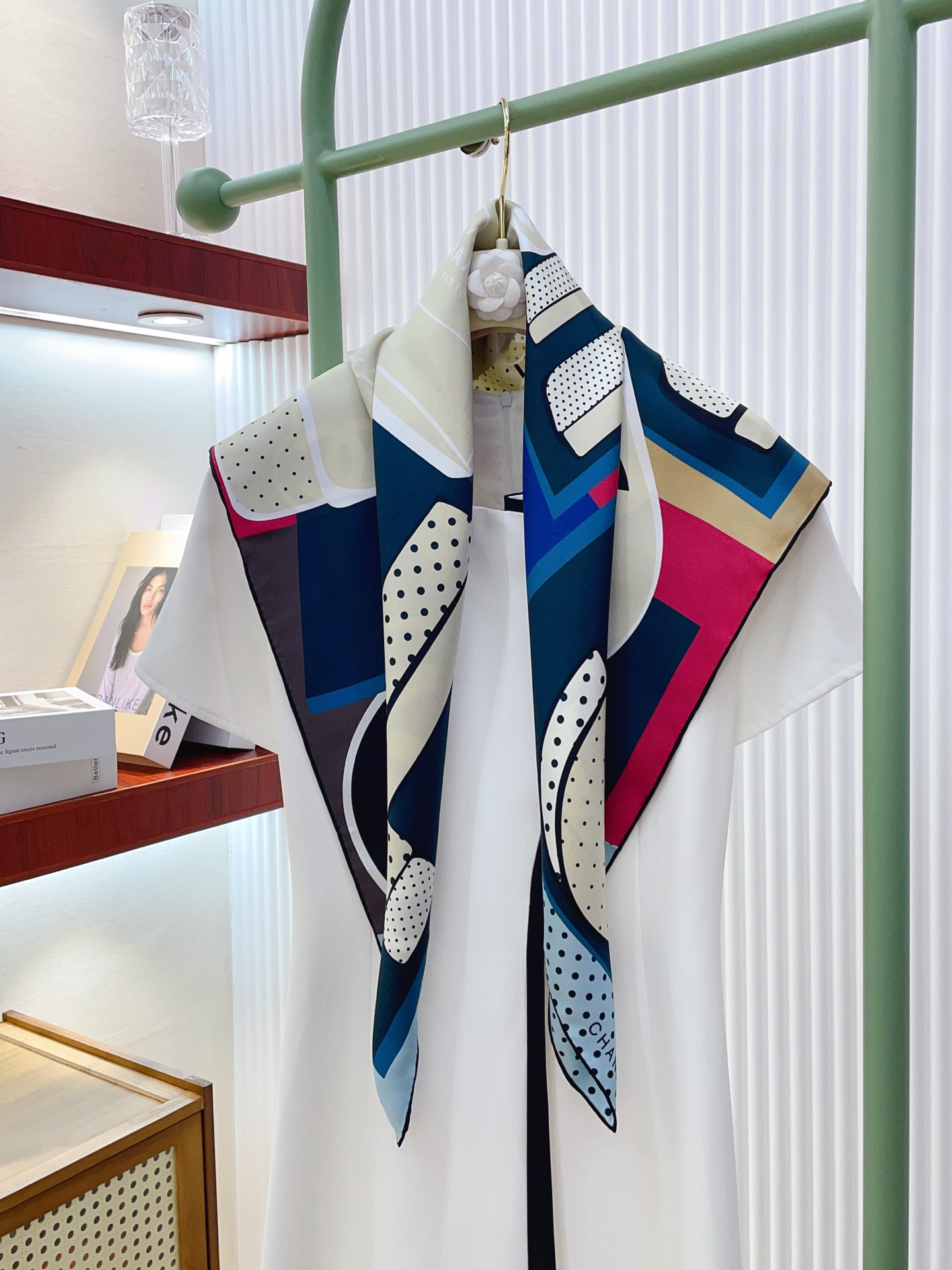 Chanel 100% Silk Scarf