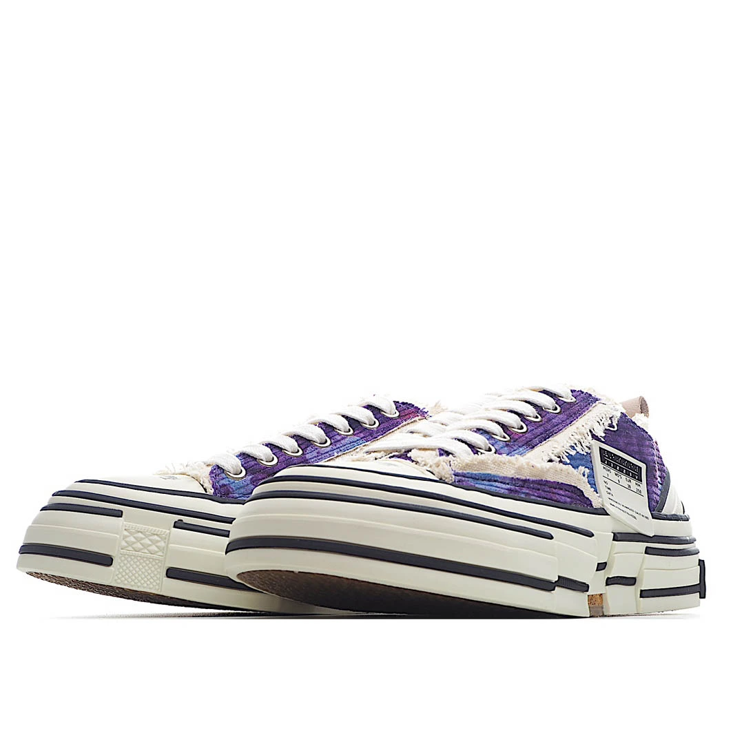 x VESSEL GOP Low canvas vulcanized sneakers