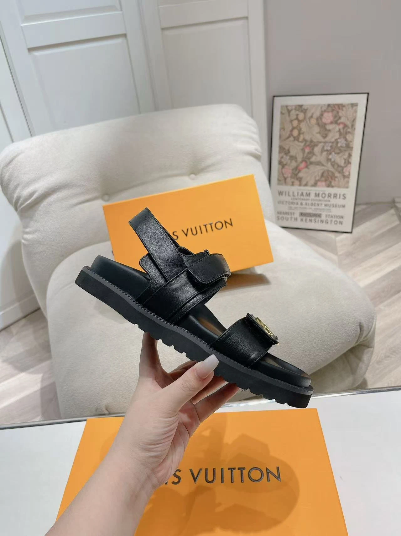 LV Flat Sandals