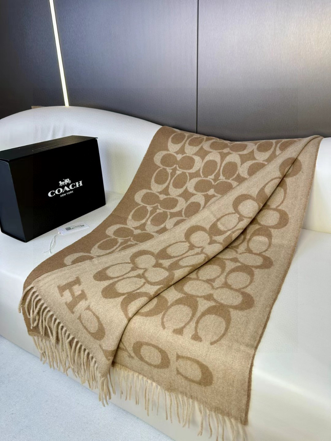 Coach Cashmere Wool Scarf