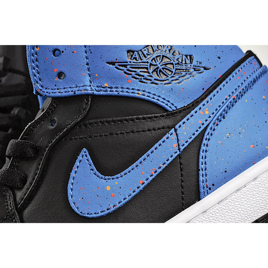 Air Jordan 1 Mid GS 'Paint Splatter'