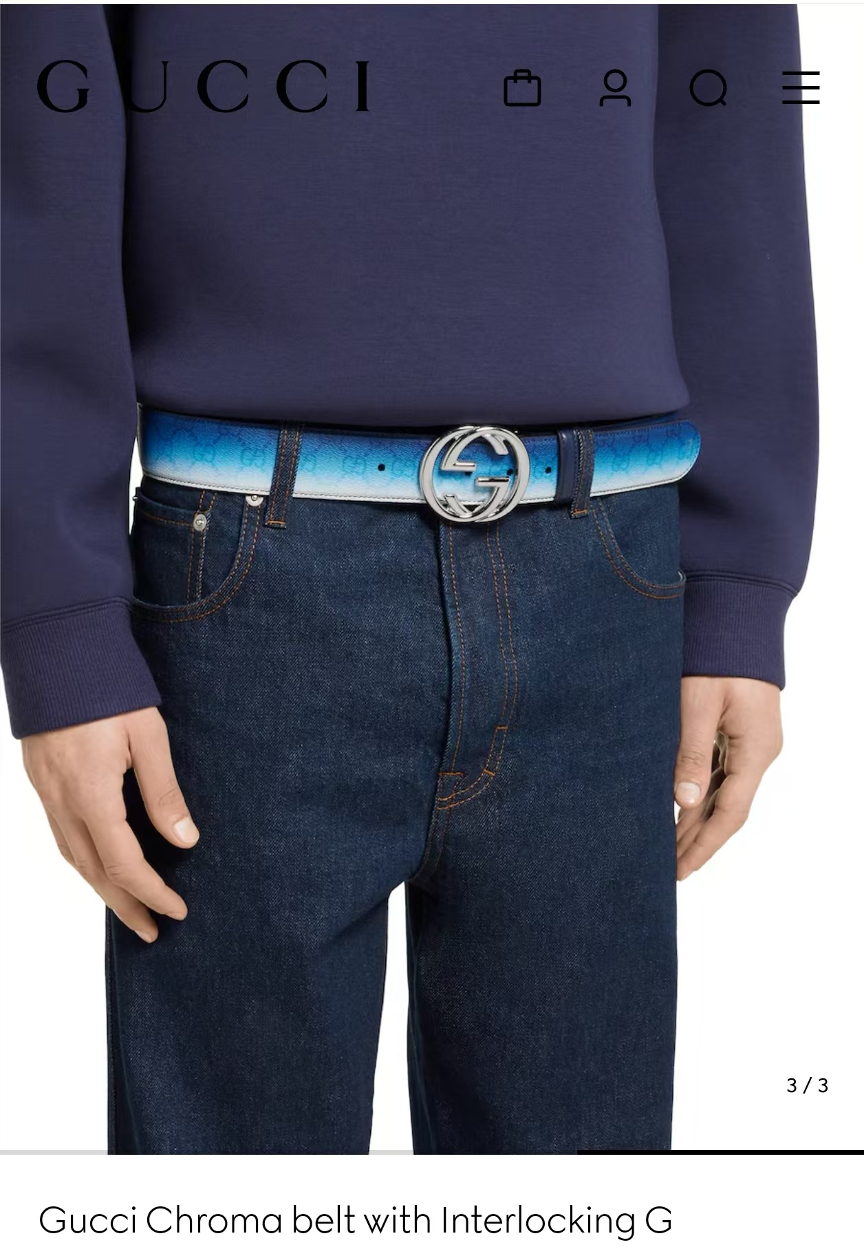 Gucci Belt for Men Width 40mm