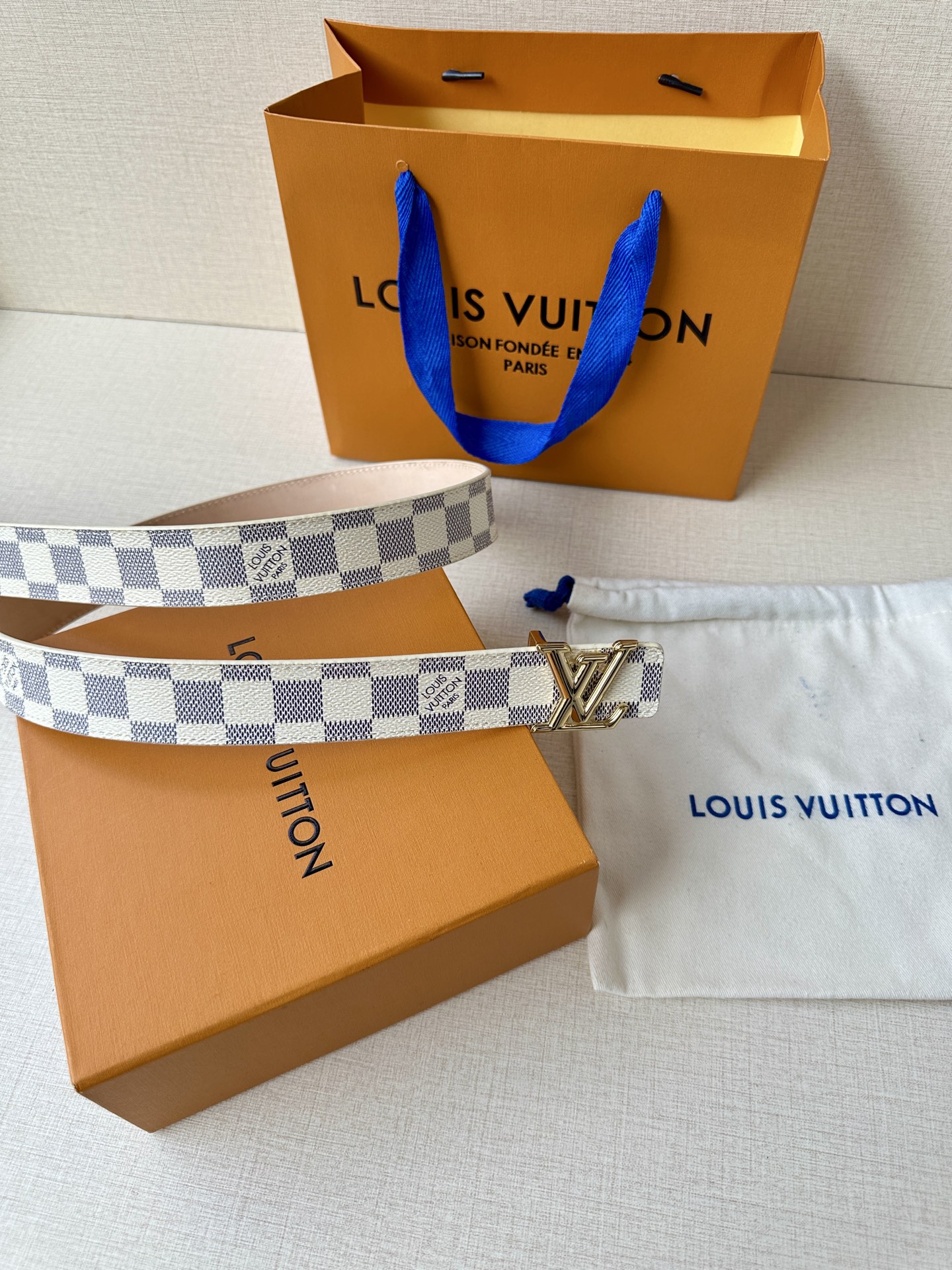 Louis Vuitton Initiales Leather Belts