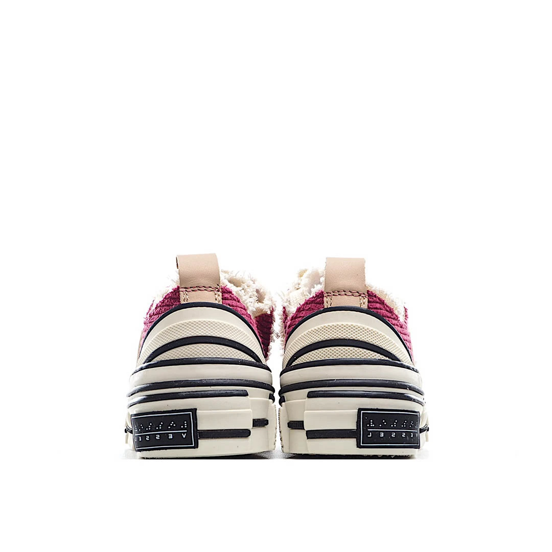 x VESSEL GOP Low canvas vulcanized sneakers