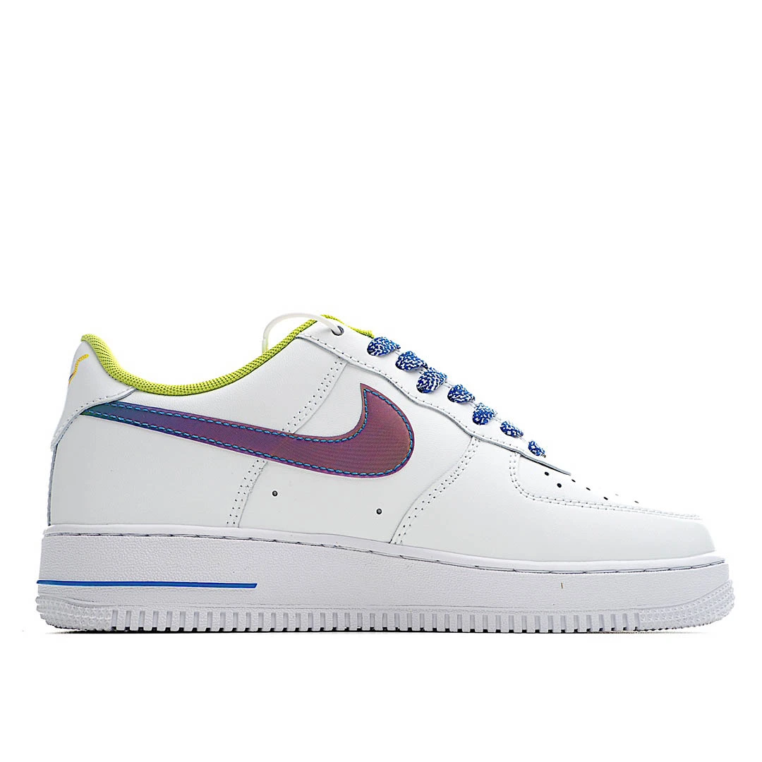 Nike Air Force 1 White Green Blue