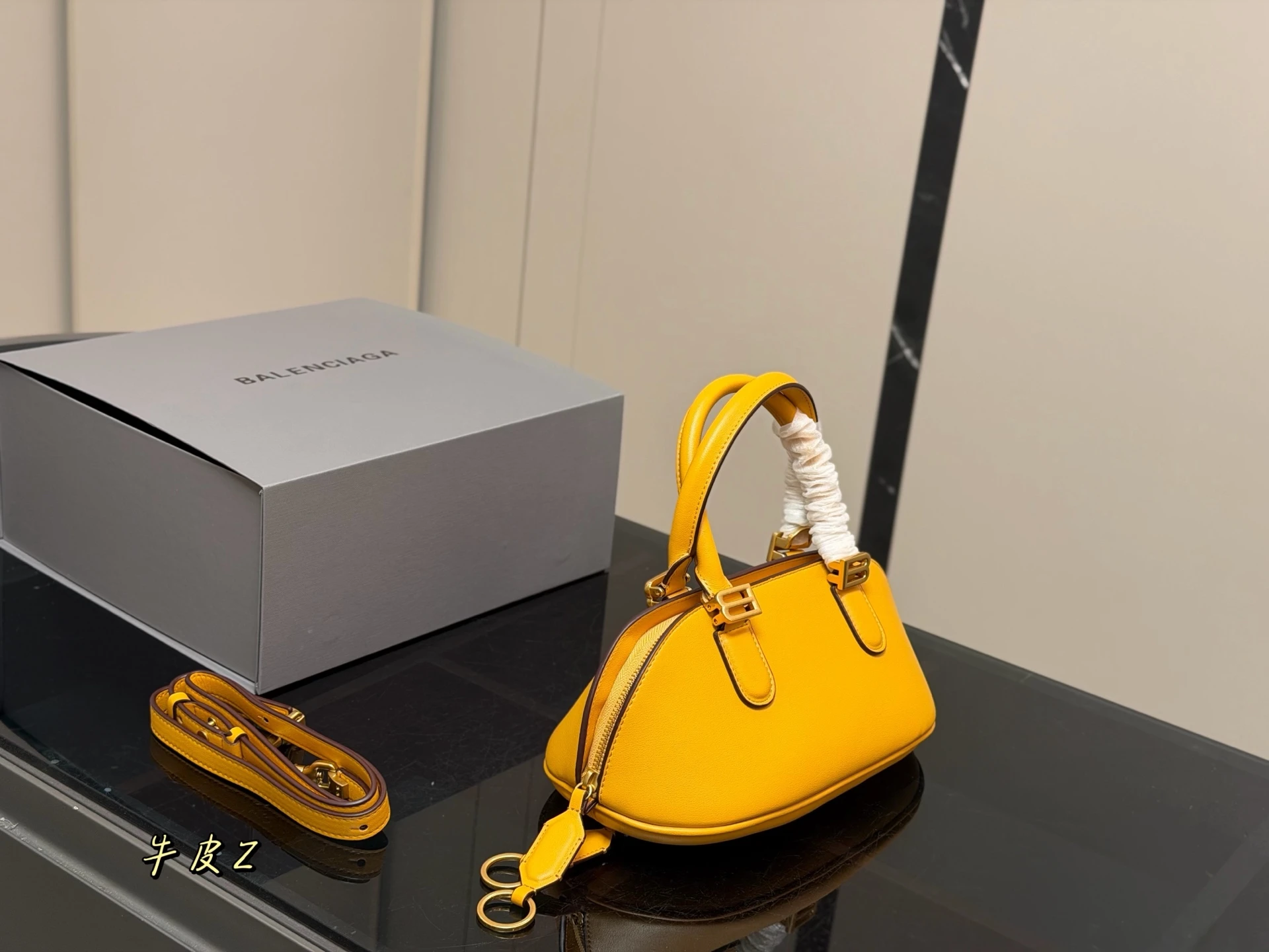 Balenciaga New Bowling Shell Bag