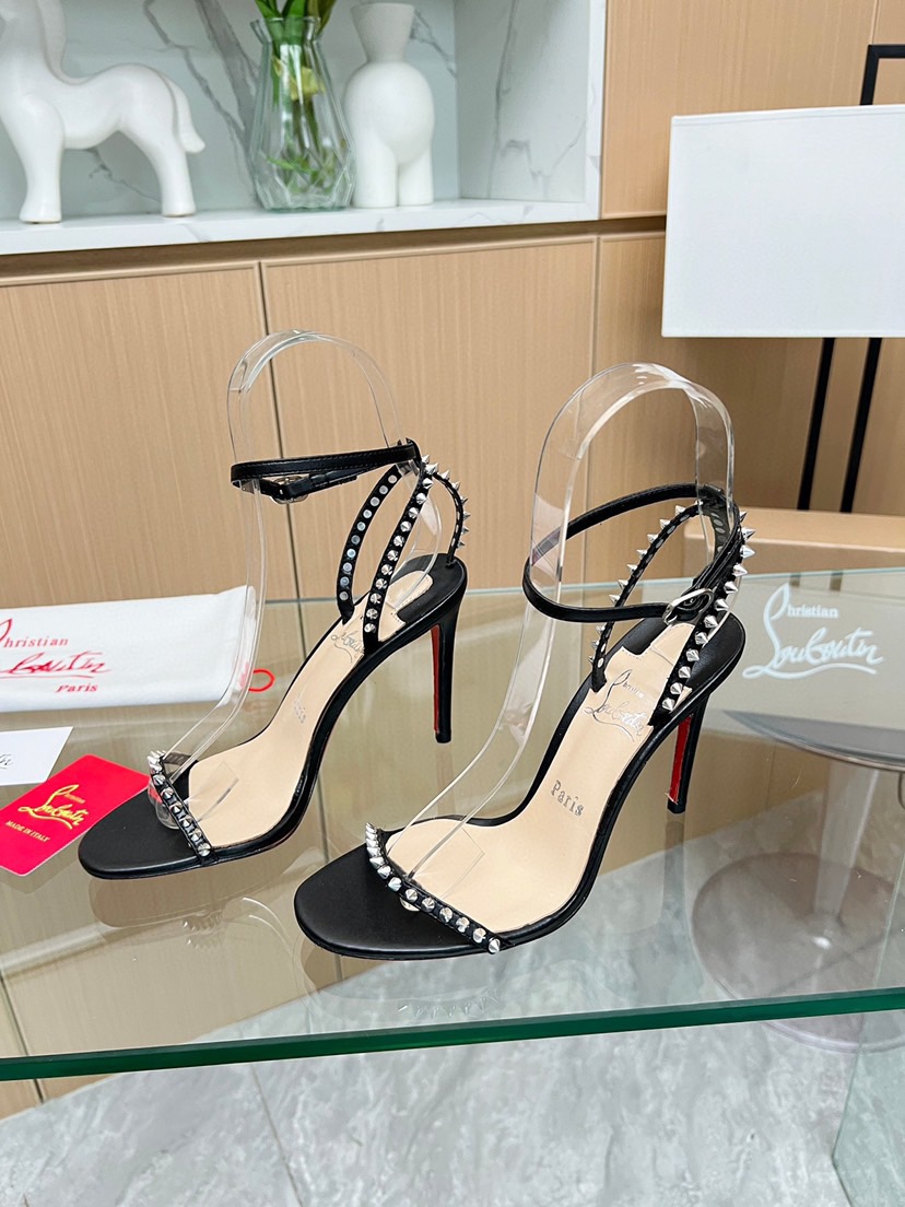 ChistianLouboutin Red Soled High-Heeled Sandals