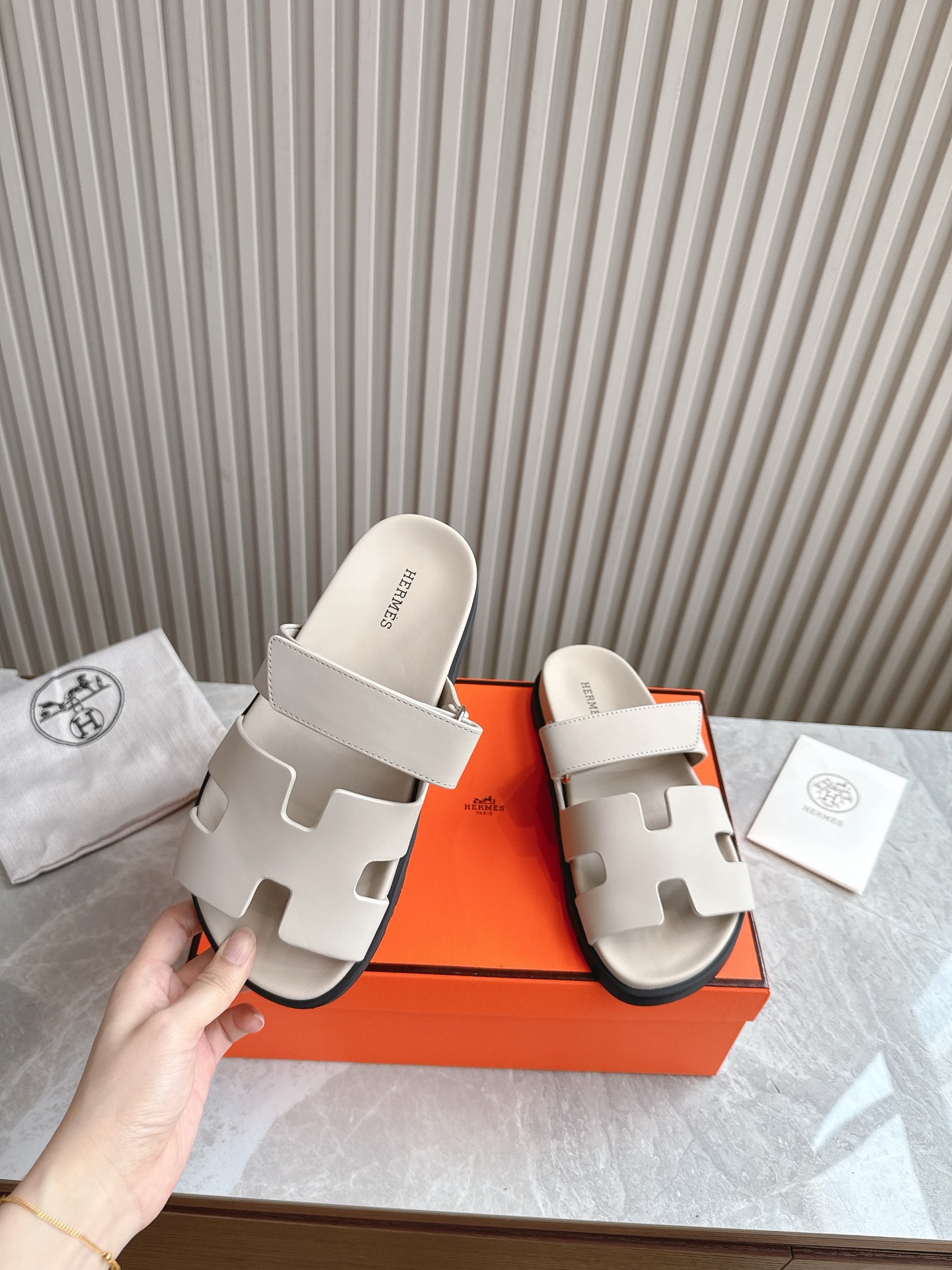 Hermes Slippers