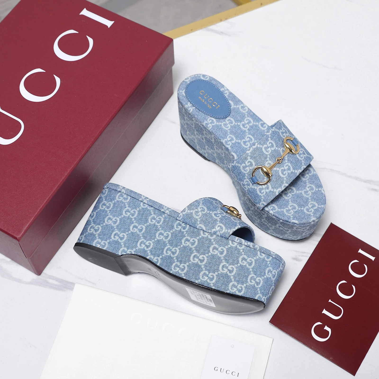 Gucci Slope Water Table Slippers