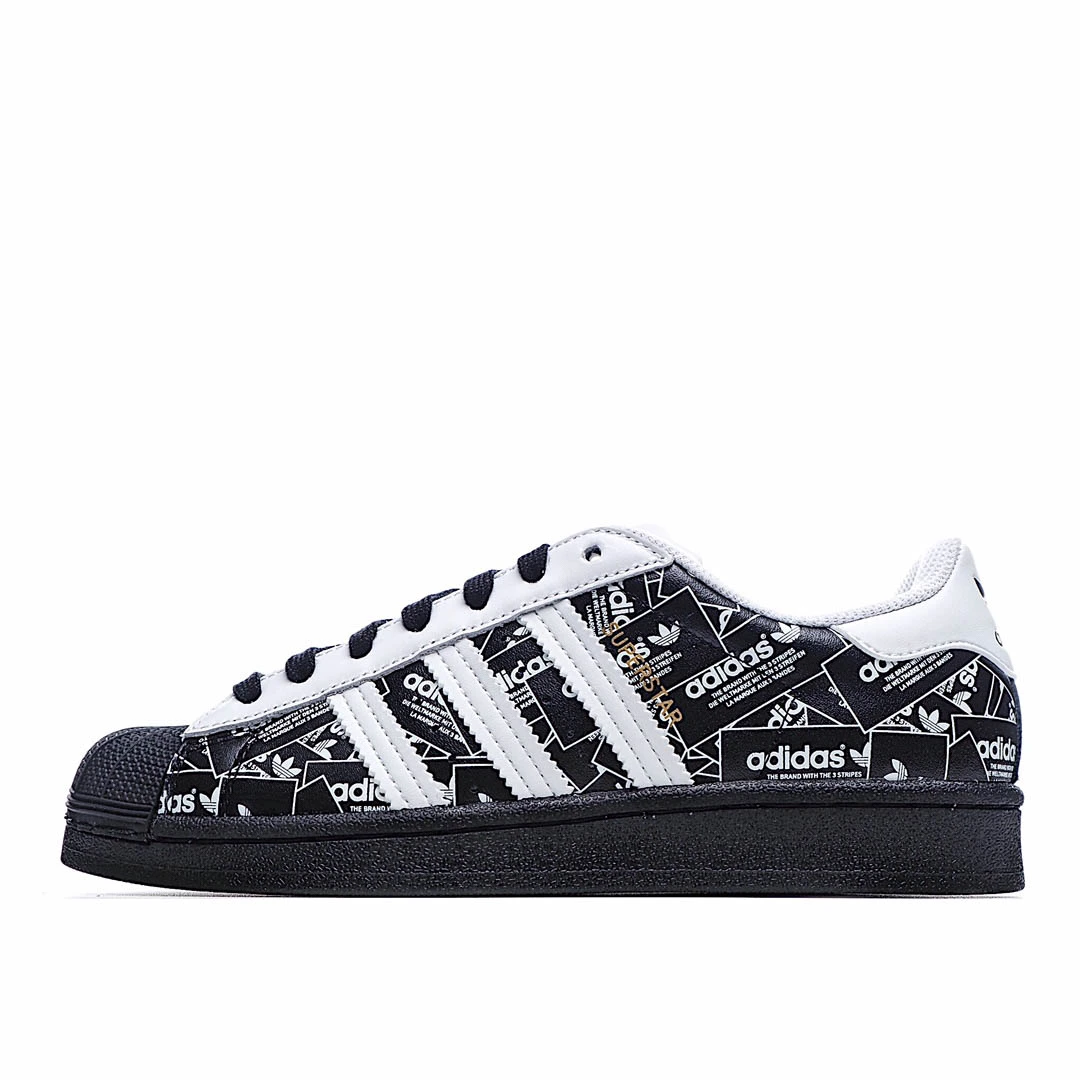 Adidas Superstar 'All Over Print - Black'